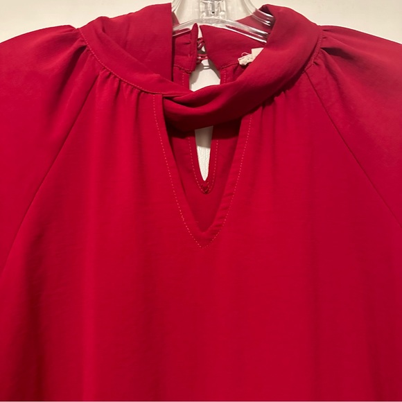 Jodifl red long sleeve blouse size L - Picture 2 of 7